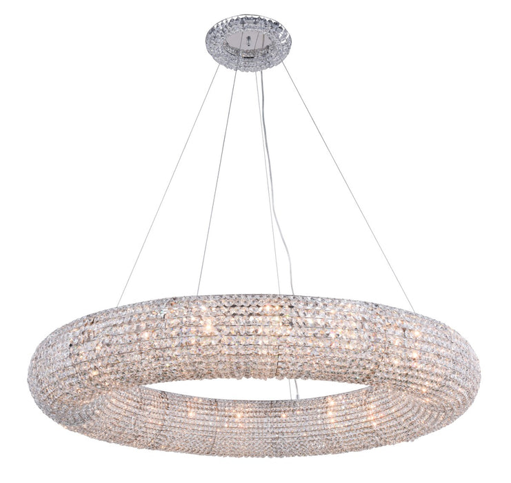 Paris 20 Light Chandelier Chrome-Large Chandeliers-Elegant Lighting-Lighting Design Store