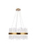 Dallas 16 Light Chandelier Gold-Mid. Chandeliers-Elegant Lighting-Lighting Design Store