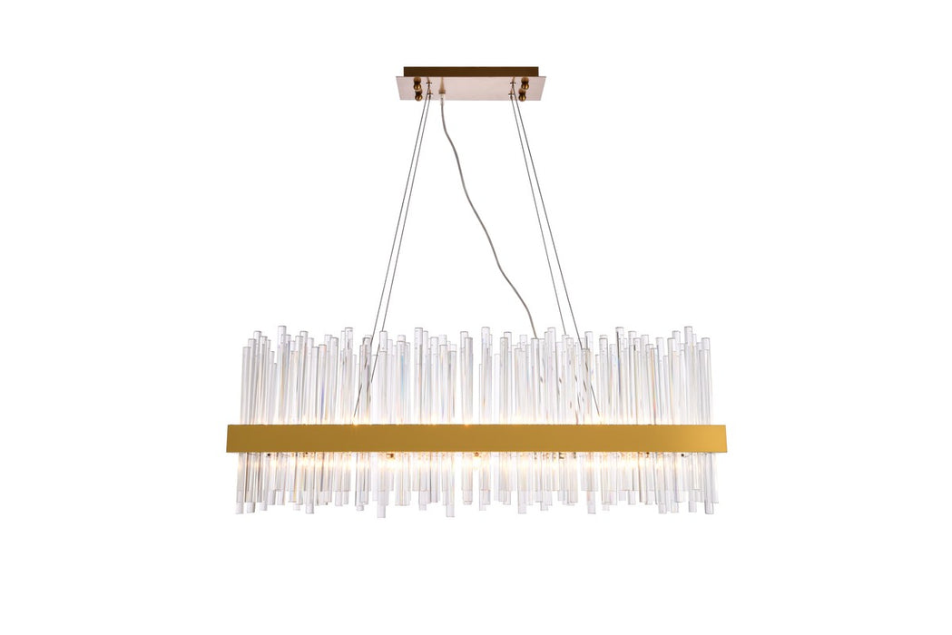 Dallas 20 Light Chandelier Gold-Large Chandeliers-Elegant Lighting-Lighting Design Store