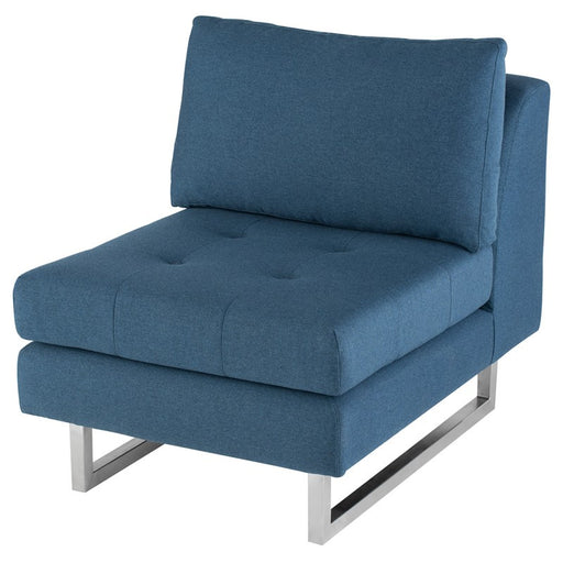 Nuevo - HGSC359 - Seat Armless Sofa - Janis - Lagoon Blue