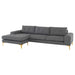 Nuevo - HGSC508 - Sectional - Colyn - Shale Grey