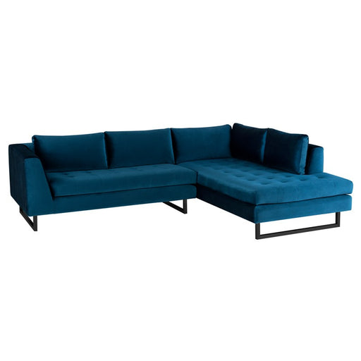 Nuevo - HGSC532 - Sectional - Janis - Midnight Blue