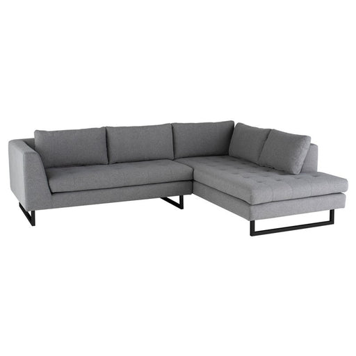 Nuevo - HGSC533 - Sectional - Janis - Shale Grey