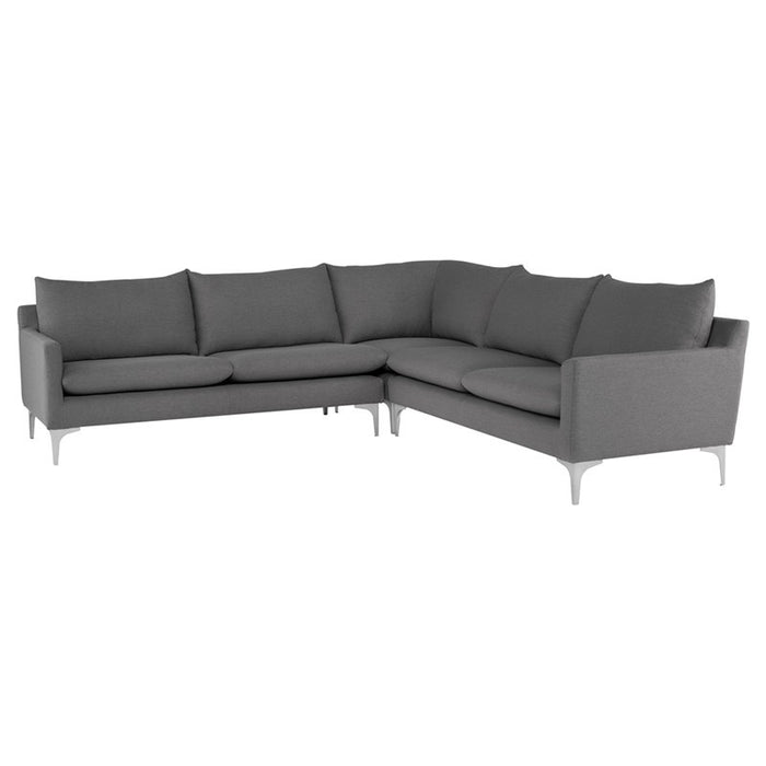 Nuevo - HGSC646 - L Sectional - Anders - Slate Grey