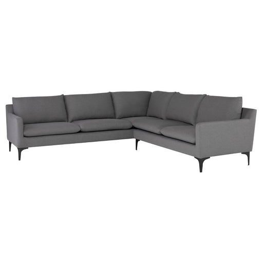 Nuevo - HGSC669 - L Sectional - Anders - Slate Grey