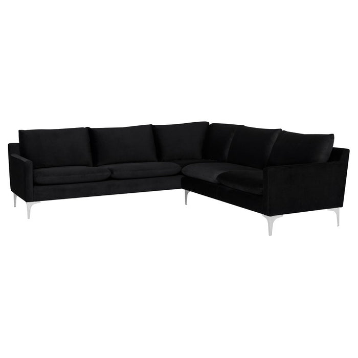 Nuevo - HGSC680 - L Sectional - Anders - Black