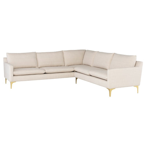 Nuevo - HGSC834 - L Sectional - Anders - Sand