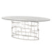 Nuevo - HGSX218 - Dining Table - Oval Tiffany - Silver