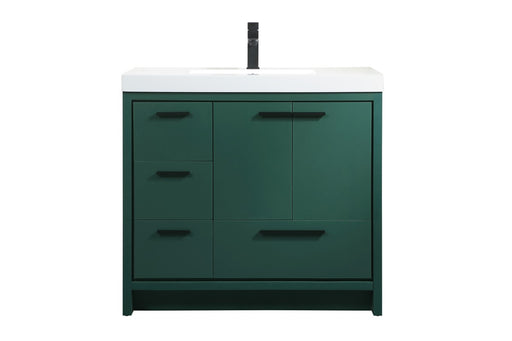 Wyatt Bathroom Vanity Set Green