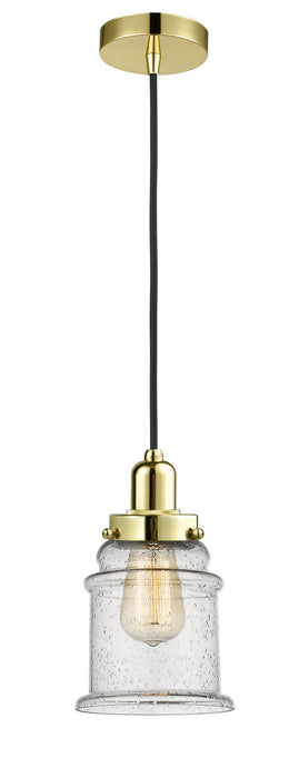 Innovations - 100GD-10BK-0H-GD-G184 - One Light Mini Pendant - Whitney - Gold