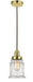 Innovations - 100GD-10BR-1H-GD-G184 - One Light Mini Pendant - Edison - Gold