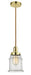 Innovations - 100GD-10CR-0H-GD-G184 - One Light Mini Pendant - Whitney - Gold