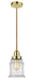 Innovations - 100GD-10CR-2H-GD-G184 - One Light Mini Pendant - Winchester - Gold