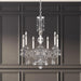 Schonbek - HA5806N-40H - Seven Light Chandelier - Hamilton Nouveau - Silver