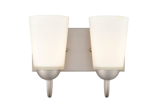 Ivey Lake Two Light Vanity Satin Nickel
