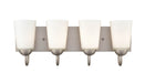 Millennium - 9814-SN - Four Light Vanity - Ivey Lake - Satin Nickel