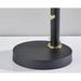 Adesso Home - 4282-01 - Desk Lamp - Oscar - Black W. Antique Brass