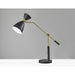Adesso Home - 4282-01 - Desk Lamp - Oscar - Black W. Antique Brass