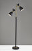 Adesso Home - 4285-01 - Two Light Tree Lamp - Oscar - Black W. Antique Brass