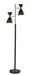 Adesso Home - 4285-01 - Two Light Tree Lamp - Oscar - Black W. Antique Brass