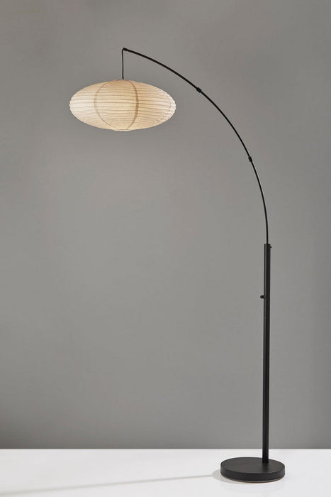 Adesso Home - 5024-01 - One Light Floor Lamp - Corinne - Black