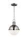 Visual Comfort Studio - 6177101-965 - One Light Mini Pendant - Hanks - Antique Brushed Nickel