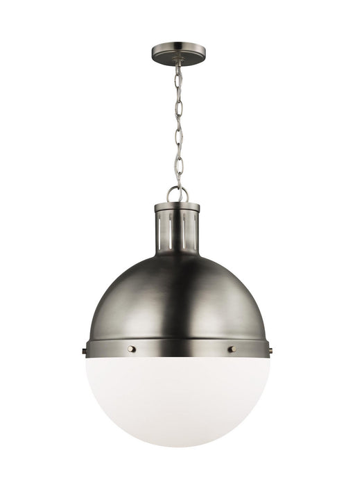 Visual Comfort Studio - 6677101-965 - One Light Pendant - Hanks - Antique Brushed Nickel