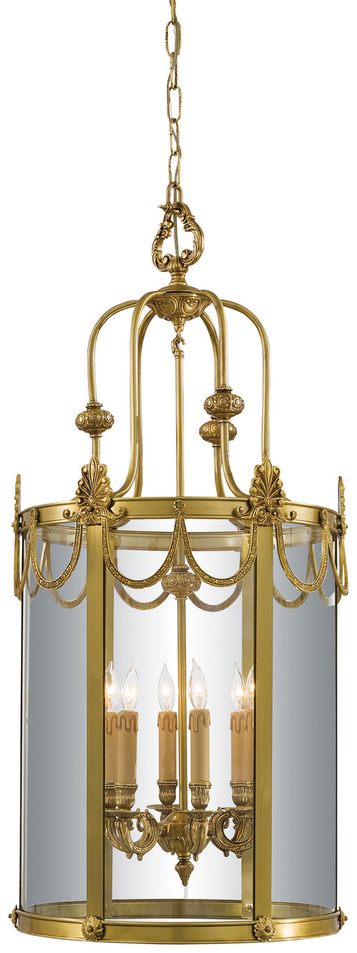 Metropolitan - N850906 - Six Light Foyer Pendant - Metropolitan Family - Doré Gold