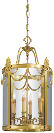 Metropolitan Family Four Light Foyer Pendant Doré Gold