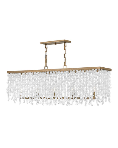 Dune LED Linear Chandelier Burnished Gold