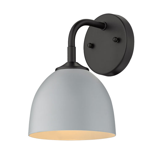 Zoey One Light Wall Sconce Matte Black
