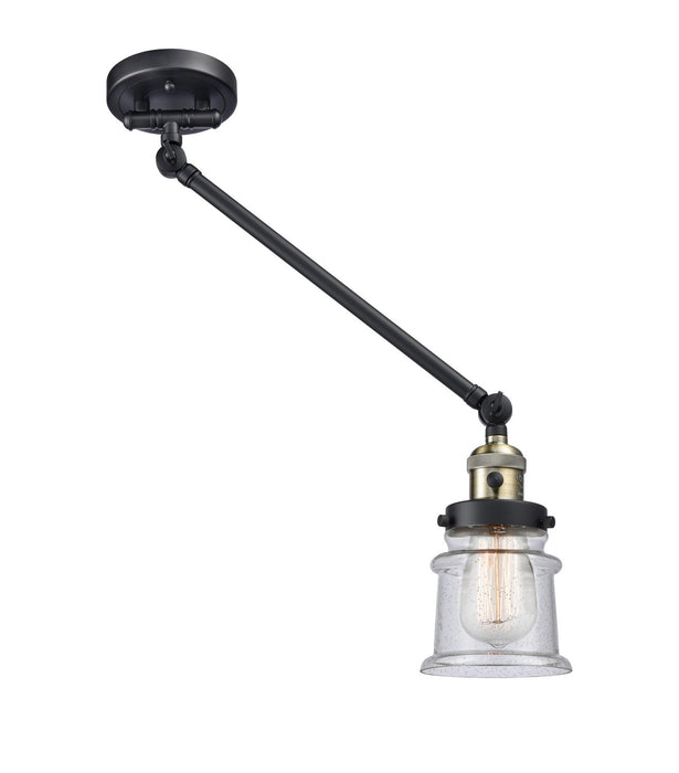 Innovations - 237-BAB-G184S-LED - LED Swing Arm Lamp - Franklin Restoration - Black Antique Brass