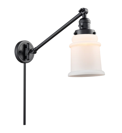 Franklin Restoration LED Swing Arm Lamp Matte Black