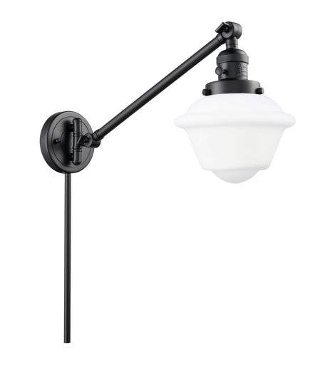 Franklin Restoration LED Swing Arm Lamp Matte Black