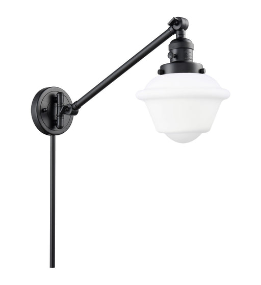 Innovations - 237-BK-G531-LED - LED Swing Arm Lamp - Franklin Restoration - Matte Black