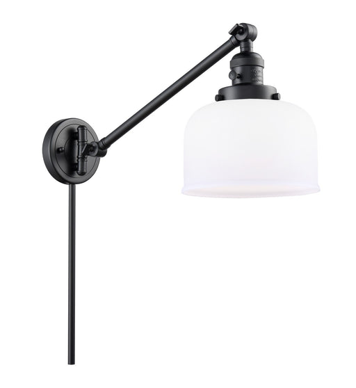 Innovations - 237-BK-G71-LED - LED Swing Arm Lamp - Franklin Restoration - Matte Black