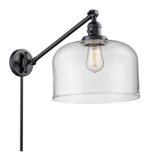 Innovations - 237-BK-G72-L-LED - LED Swing Arm Lamp - Franklin Restoration - Matte Black