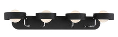 George Kovacs - P1564-729 - Four Light Bath - Lift Off - Sand Coal and Polished Nickel
