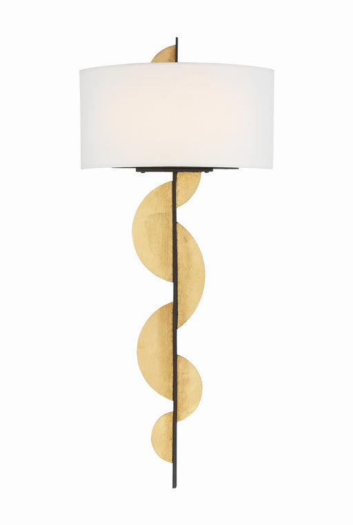 Metropolitan - N7920-682-L - LED Wall Sconce - Navia - Sand Coal With Ardent Gold Leaf