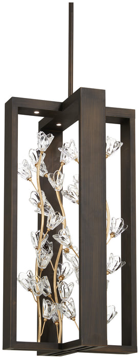 Metropolitan - N7967-730-L - LED Pendant - Maison Des Fleurs - Regal Bronze With Empire Gold Leaf