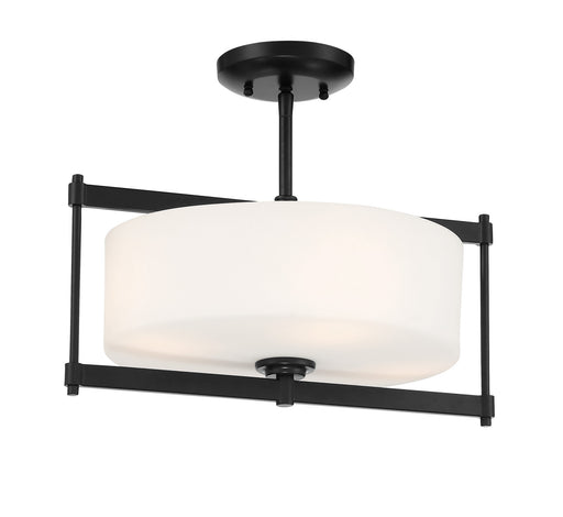 First Avenue Four Light Semi Flush Mount Coal