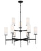 Minka-Lavery - 3849-66A - Nine Light Chandelier - First Avenue - Coal