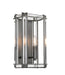 Minka-Lavery - 3852-756 - Two Light Wall Mount - Langen Square - Antique Nickel w/Clear Acrylic