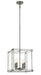 Minka-Lavery - 3854-756 - Four Light Pendant - Langen Square - Antique Nickel
