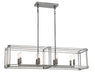 Minka-Lavery - 3858-756 - Eight Light Island Pendant - Langen Square - Antique Nickel