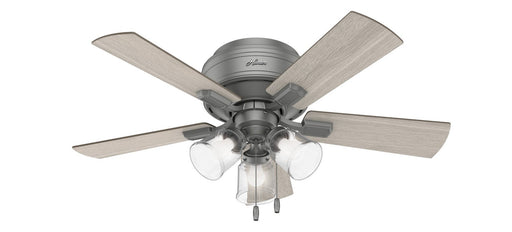 Hunter - 51025 - 42 InchesCeiling Fan - Crestfield - Matte Silver