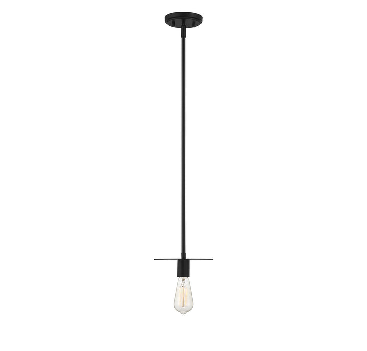 Meridian - M70113MBK - One Light Mini Pendant - Matte Black