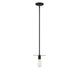 Meridian - M70113MBK - One Light Mini Pendant - Matte Black