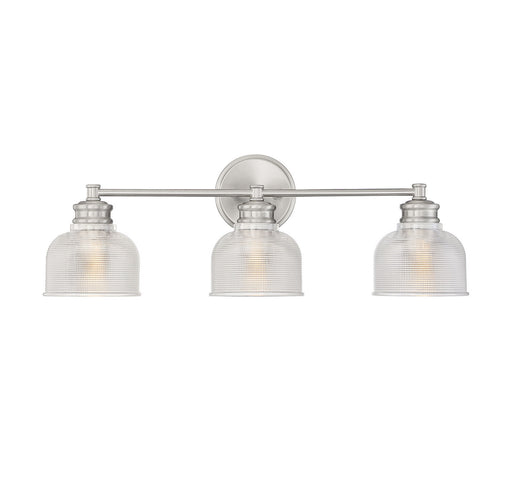 Mbath Three Light Bathroom Vanity Light Brushed Nickel
