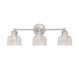 Meridian - M80035BN - Three Light Bathroom Vanity Light - Mbath - Brushed Nickel